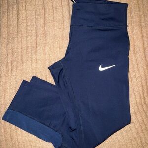 Nike Women's Navy Blue Leggings